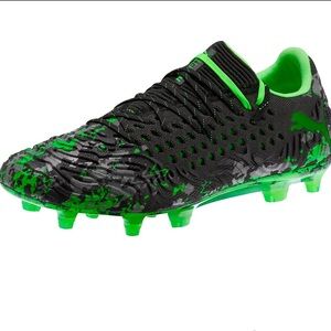 Puma Future NETFIT Soccer Cleats Black Green Men Size 11